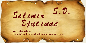 Selimir Đulinac vizit kartica